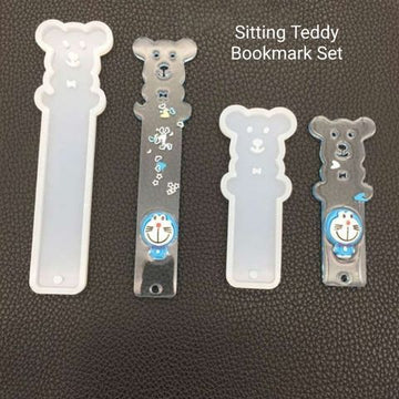 SITTING TEDDY Bookmark Mould
