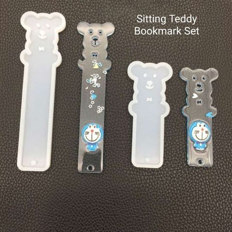 SITTING TEDDY Bookmark Mould
