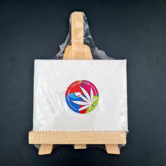 Easel with Canvas
