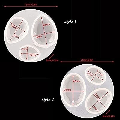 3 in 1 Drop  jewellery mould