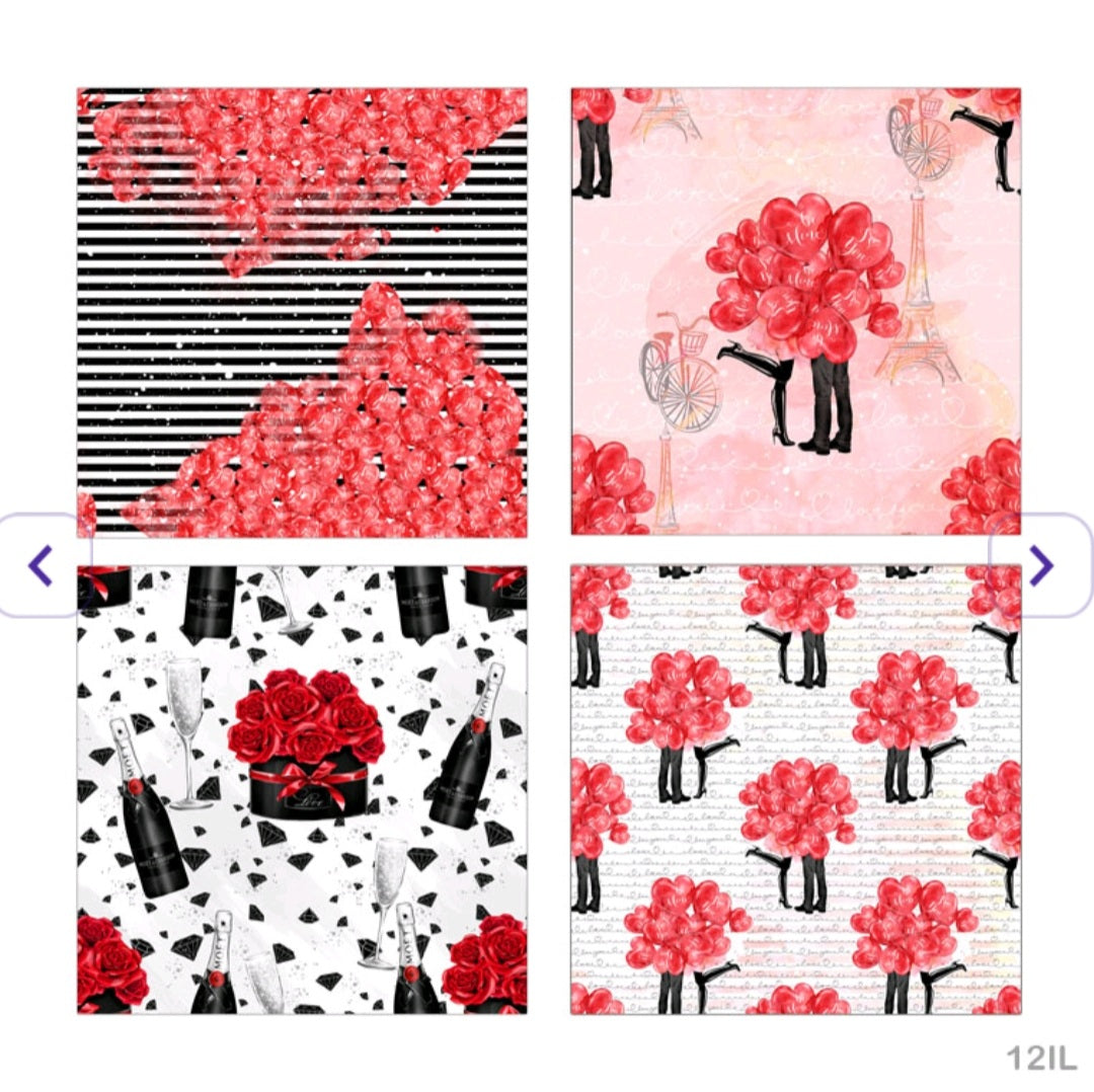 Pattern Paper Pack In Love