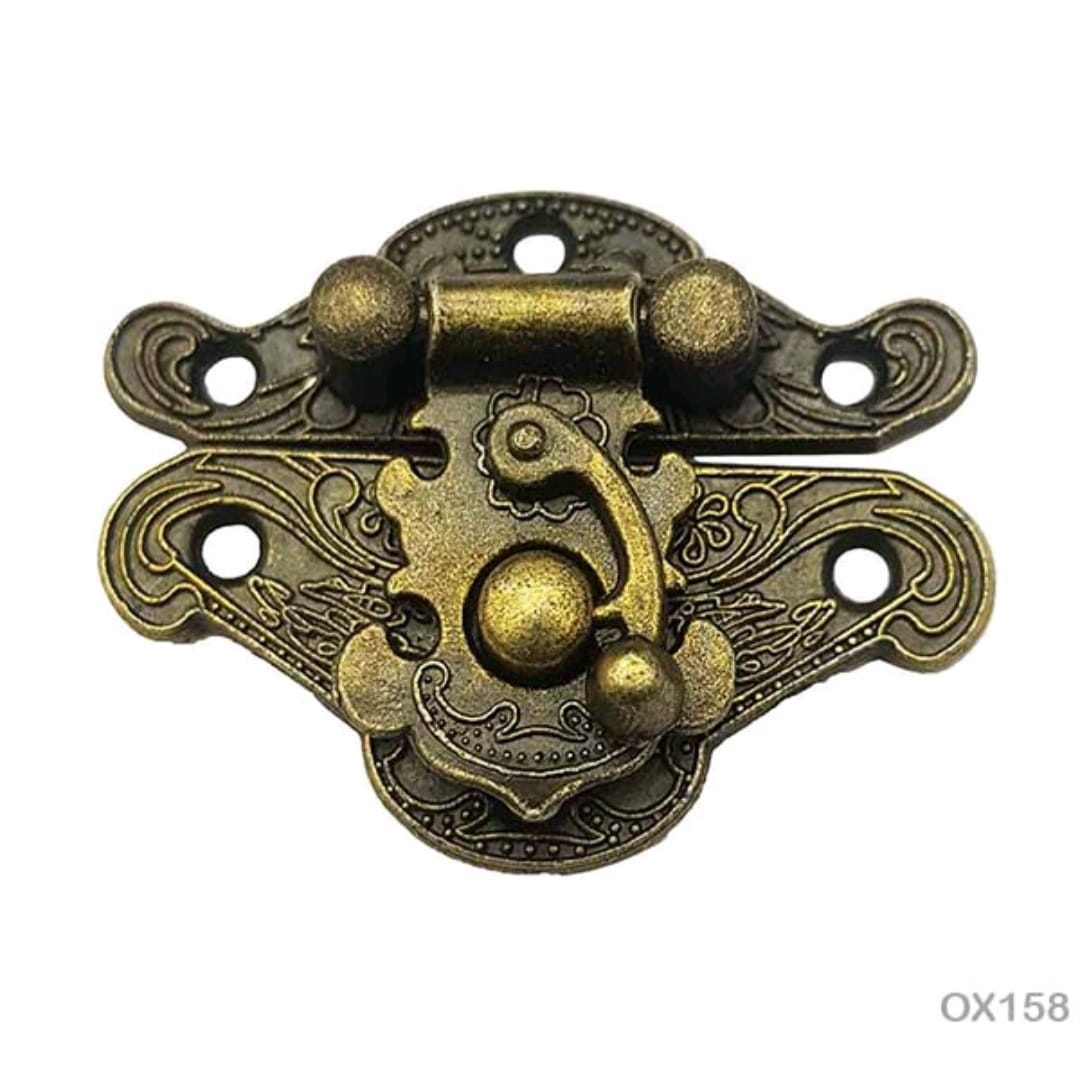 Vintage Antique Box Lock- 2 Sets