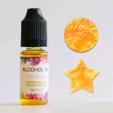 3D Alcohol ink - Lemon Yellow