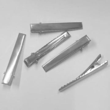Silver Metal Hair Clip- Hair pin- 55 mm