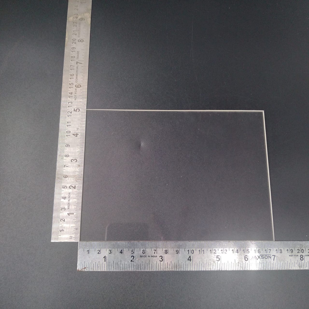Transparent Acrylic Rectangle Frame Base 7x5