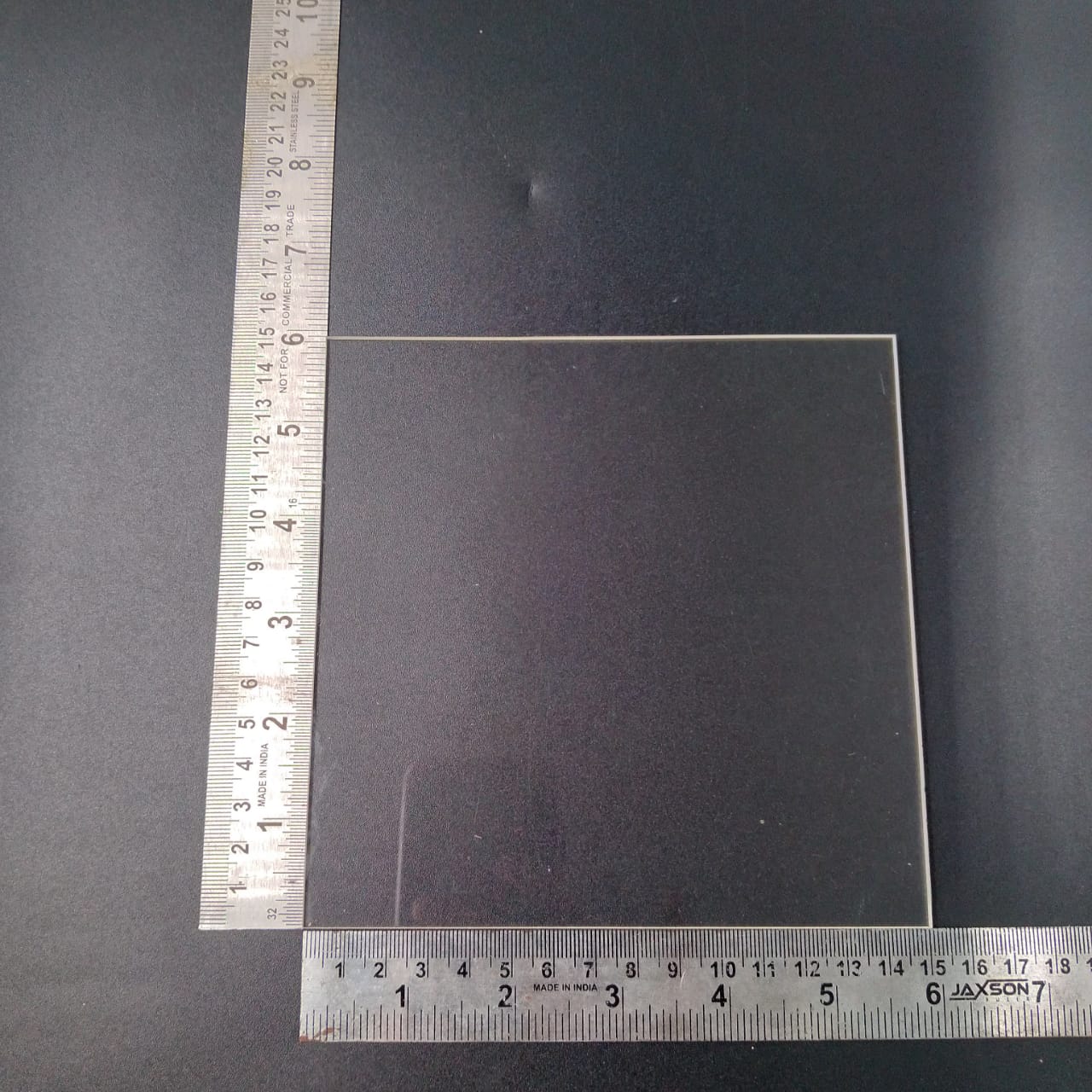Transparent Acrylic Square Frame Base 6x6