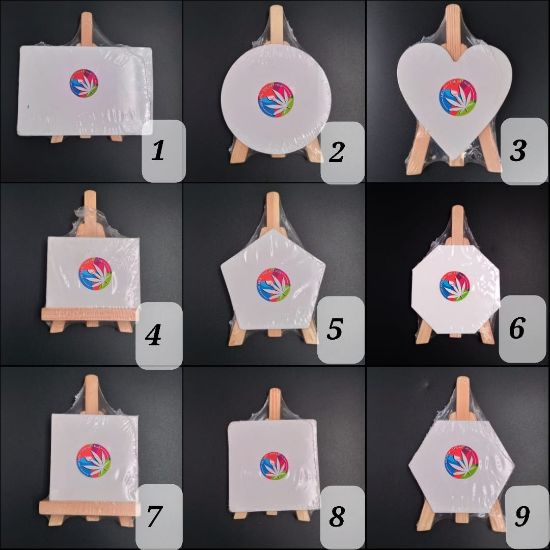 Easel with Canvas