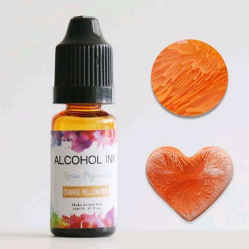 3D Alcohol ink - Orange Yellow