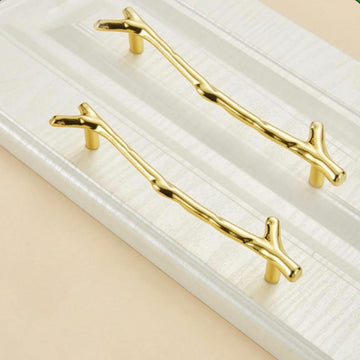 Premium Tray Handles- Golden Stem