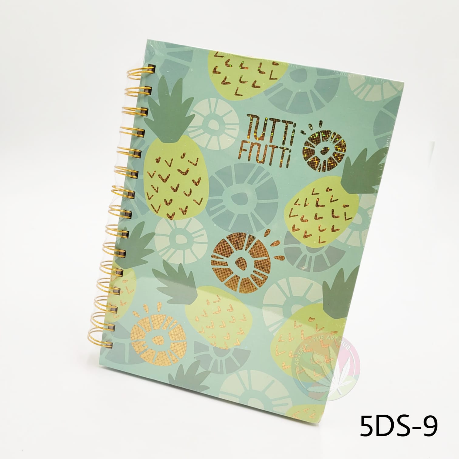 Quirky A5 Spiral Diary- Pineapple Love