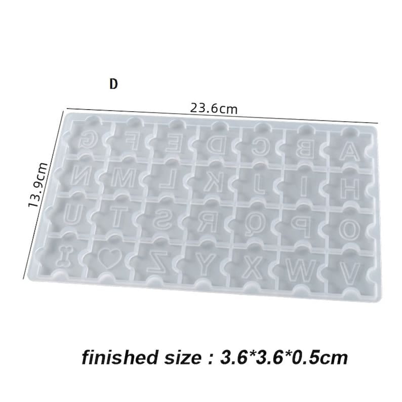Puzzle Alphabets Mould