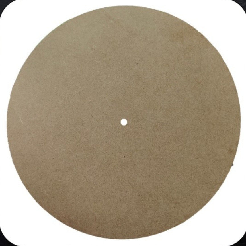 Mdf clock base Round 8"