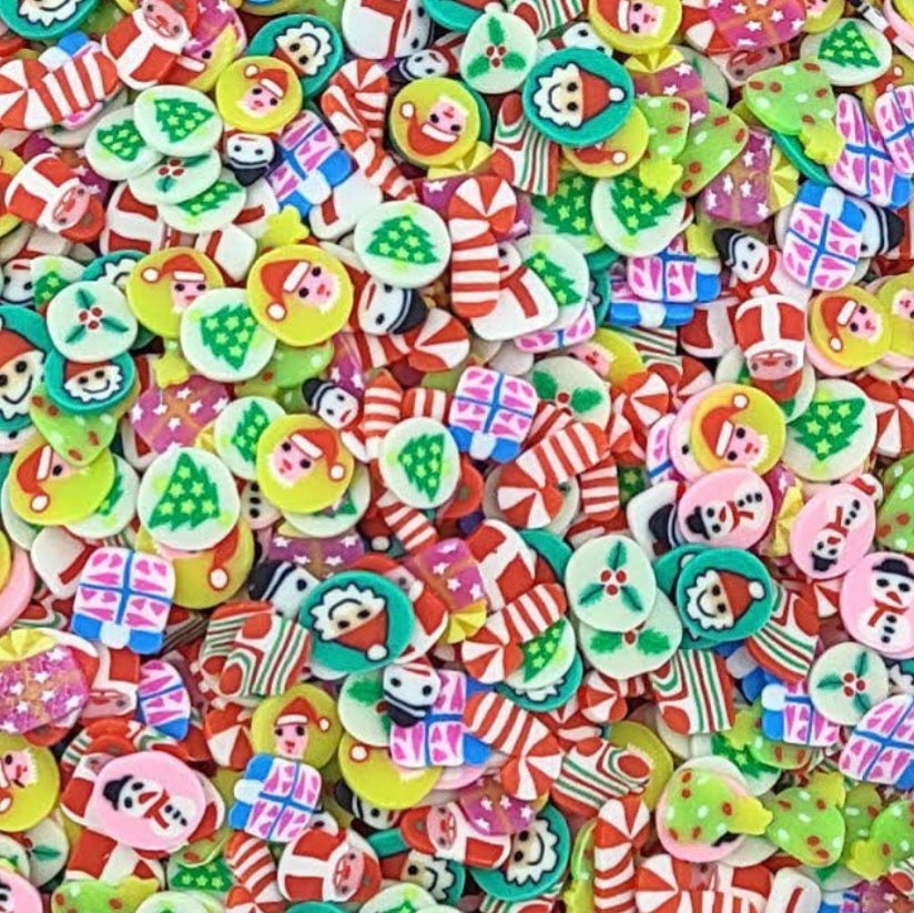 Polymer Shaker Fillers- Merry Christmas