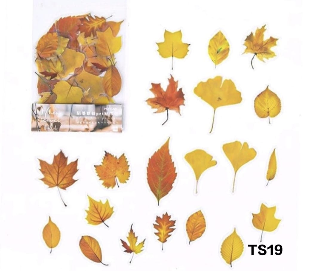 Transparent Sticker Cutouts- Colours of Fall