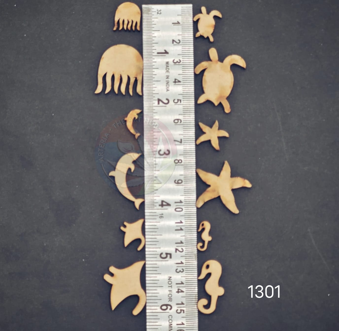 Mdf Sea creatures 21 pc