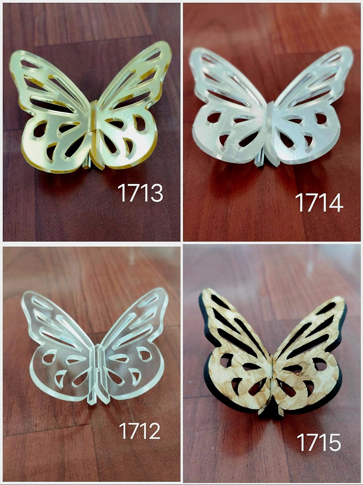 3D Acrylic & MDF Butterfly