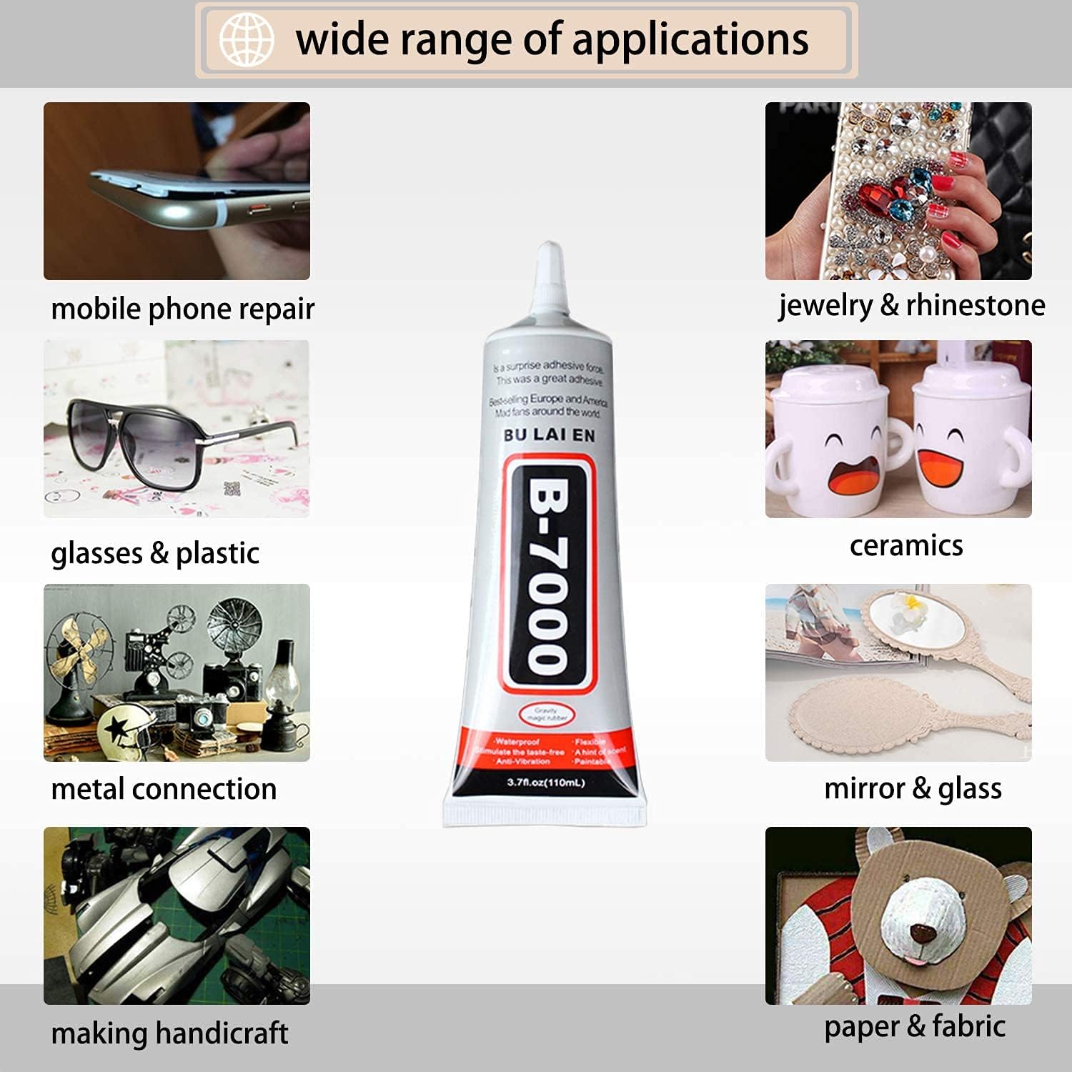 B - 7000 adhesive tube