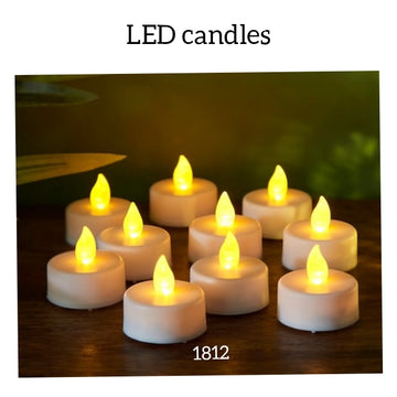 Wax tea light white candle [unscented]