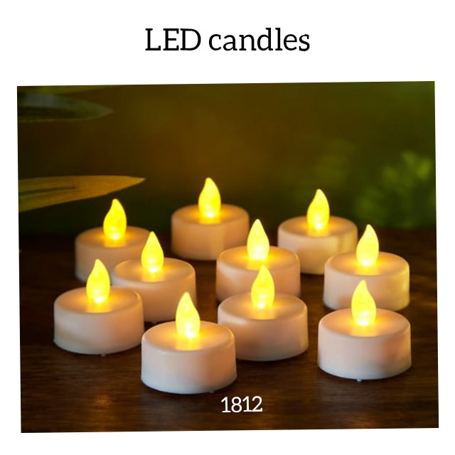 Wax tea light white candle [unscented]