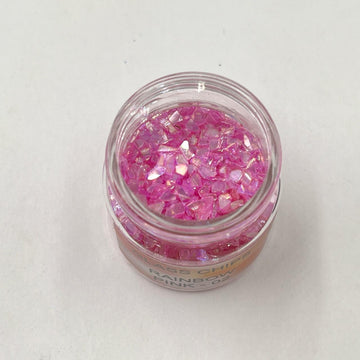 Rainbow glass chips - Pink