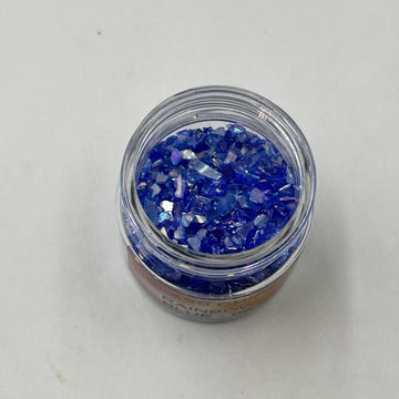 Rainbow glass chips - Blue
