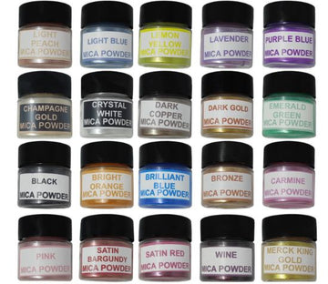 Pearl Mica Powder set of 20 shades