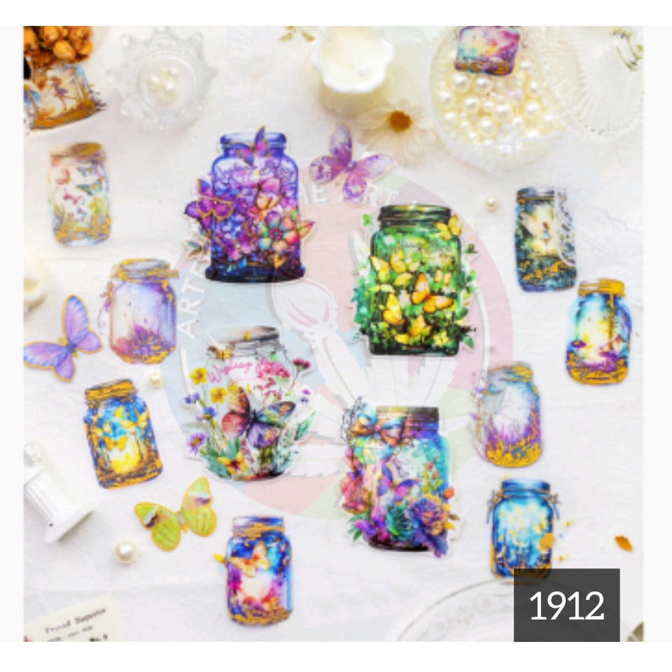 Wishing Bottle Sticker - 10 pc