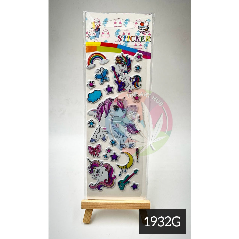 Cute embossed stickers 1