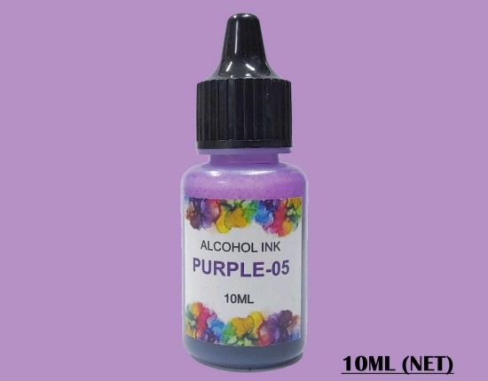 Alcohol ink - Purple