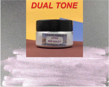 Two Tone Red Violet Crystal Powder