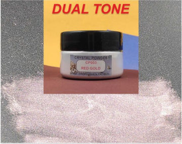Two Tone Red Gold Crystal Powder