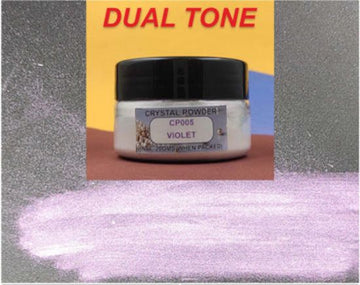 Two Tone Violet Crystal Powder