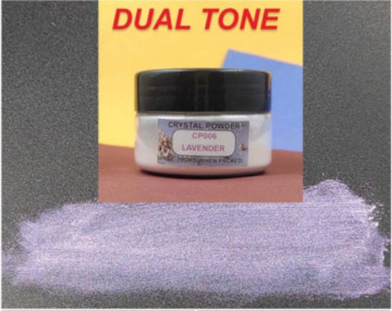 Two Tone Lavender Crystal Powder