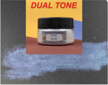 Two Tone Blue Crystal Powder