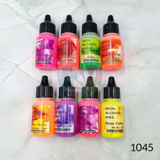 Neon Alcohol ink set of 8