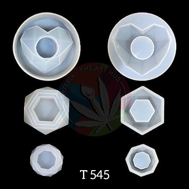 Tea Light Holder Moulds- Set of 3