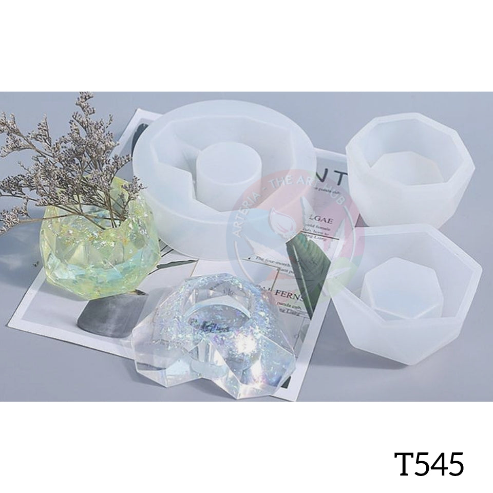 Tea Light Holder Moulds- Set of 3