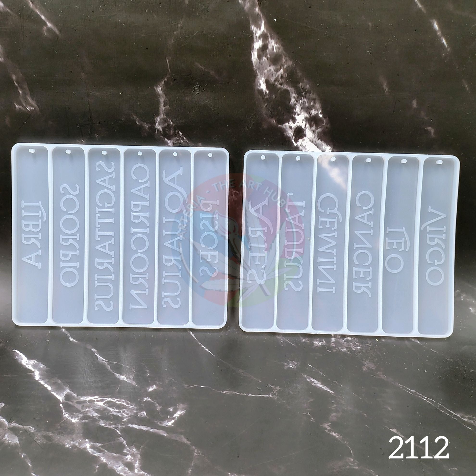 Zodiac Sign Bookmark Mould- Set of 2