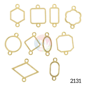 Small Bracelet Bezel - Gold Pack of 10