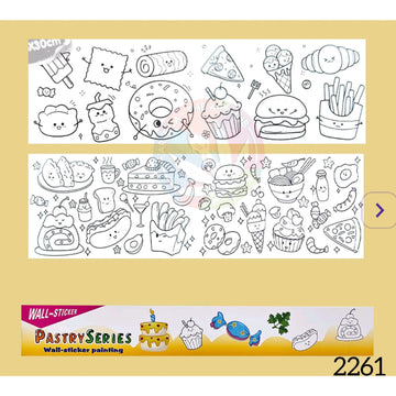 Wall Painting Sticker - Pastry Series