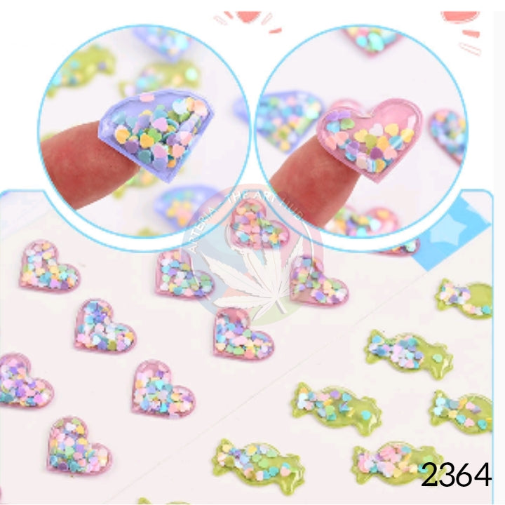 Puffy Sequins Stickers
