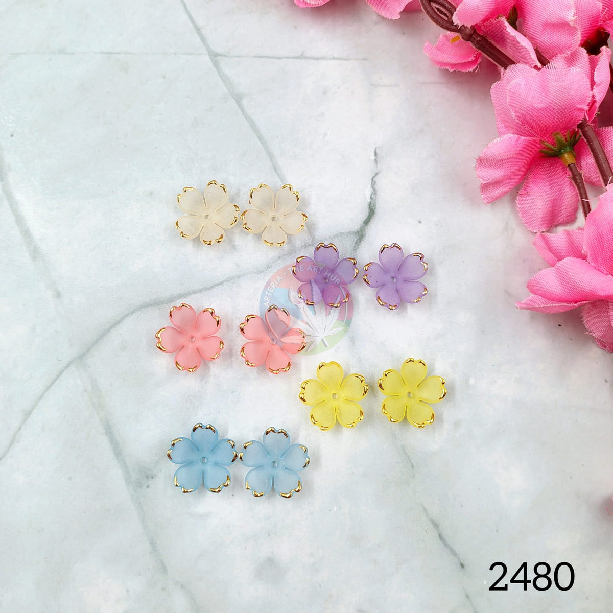 Acrylic Cherry blossom Flowers