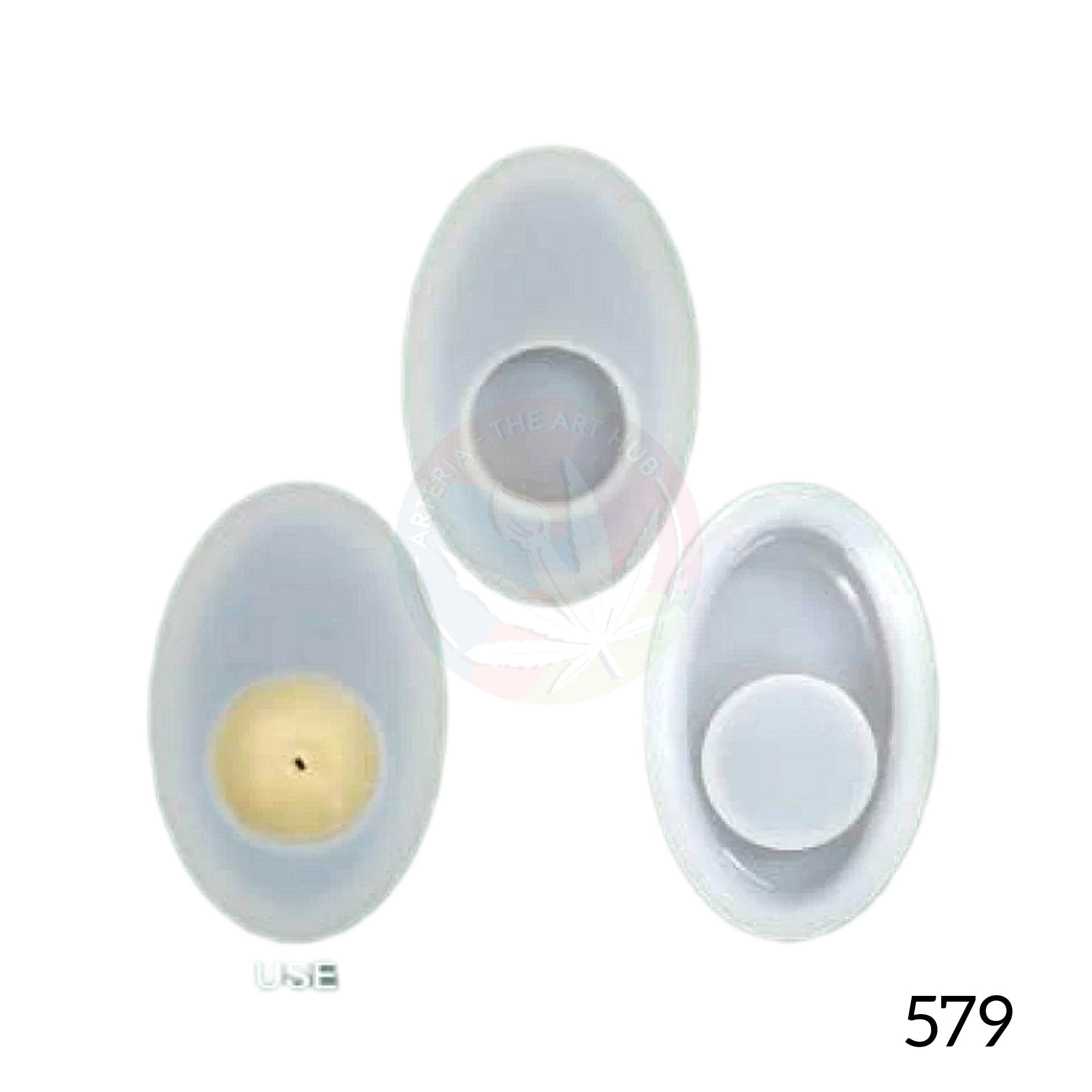 Tea light Holder Mould- Oval