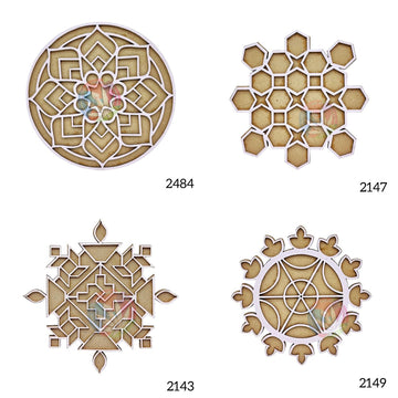 MDF Rangoli Bases