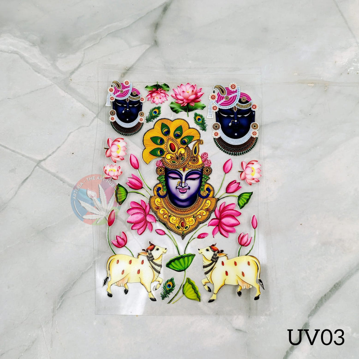 UV DTF Sticker - Shrinathji Pichwai