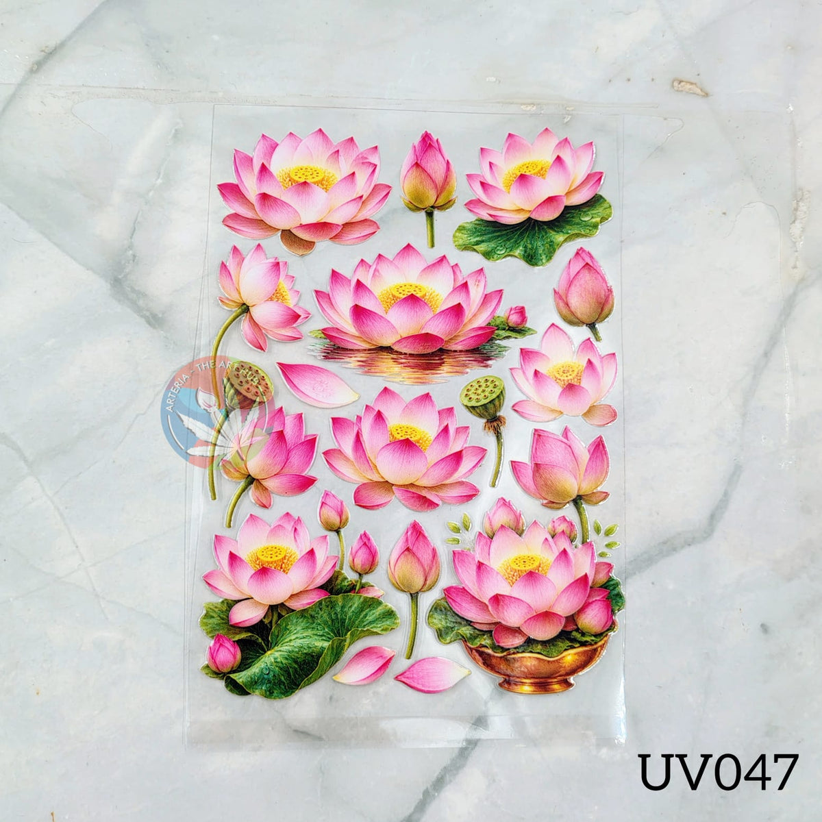 UV DTF Sticker - Lotus