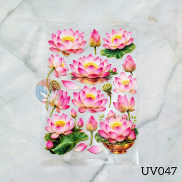 UV DTF Sticker - Lotus