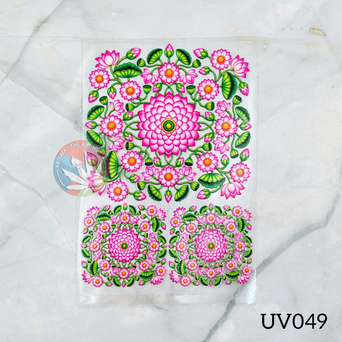 UV DTF Sticker - Lotus Mandala