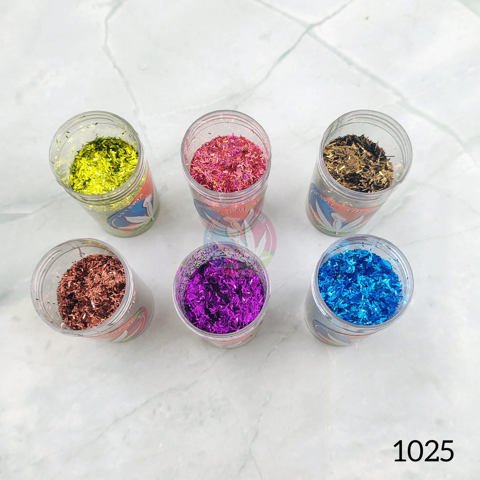 Tinsel Glitters Set of 6