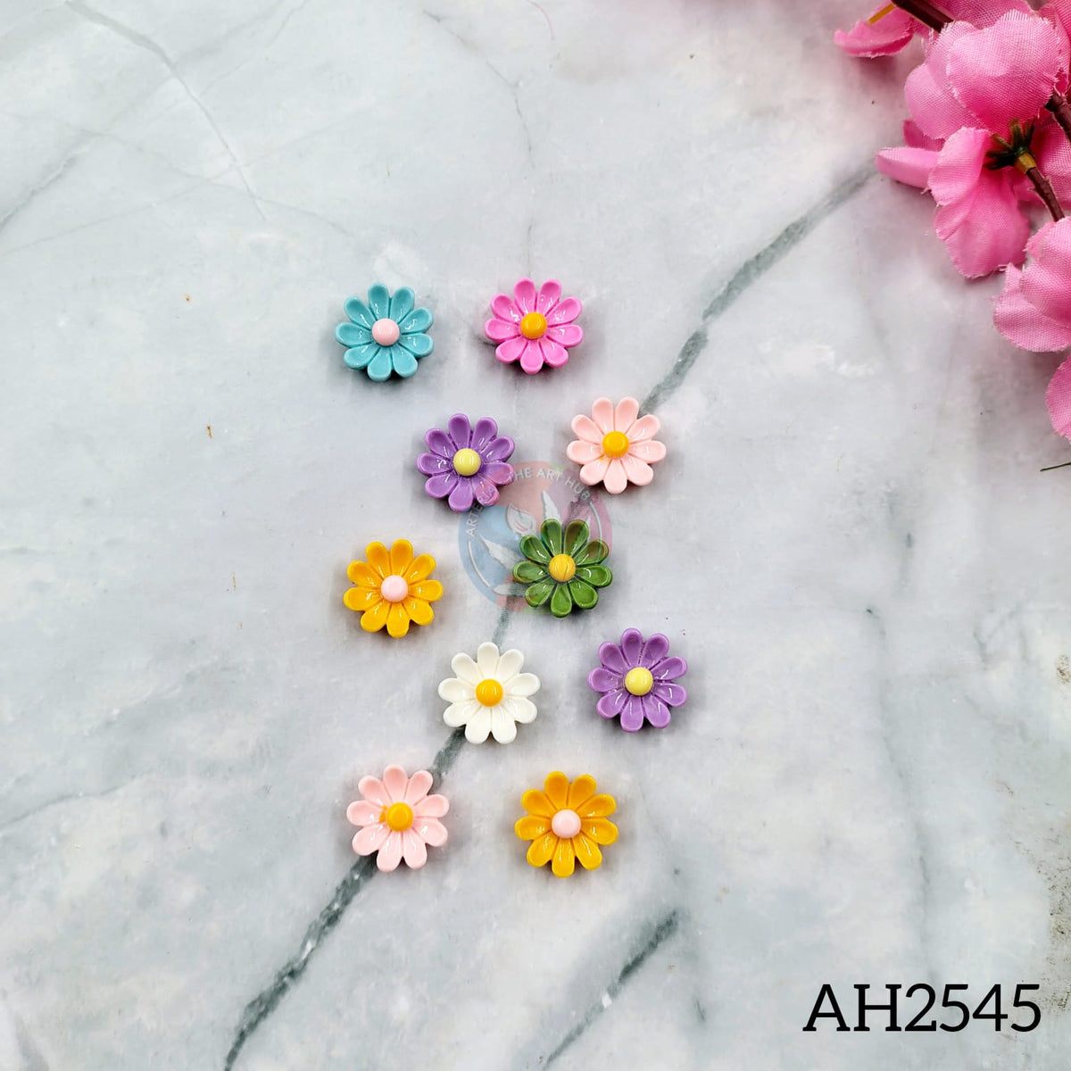 3D decorative glossy flowers 1